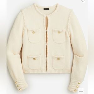 NWT J Crew Odette Sweater Lady Jacket